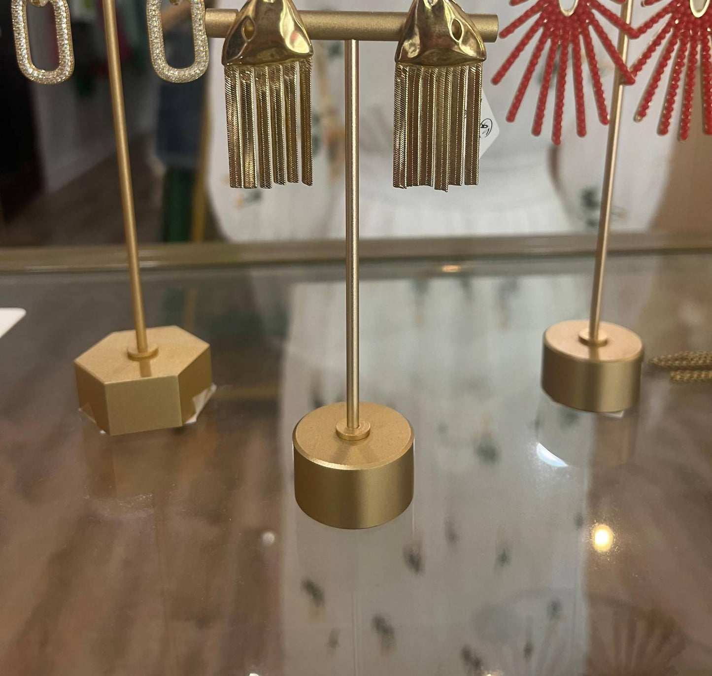 Goldie - Fish Drop Earrings