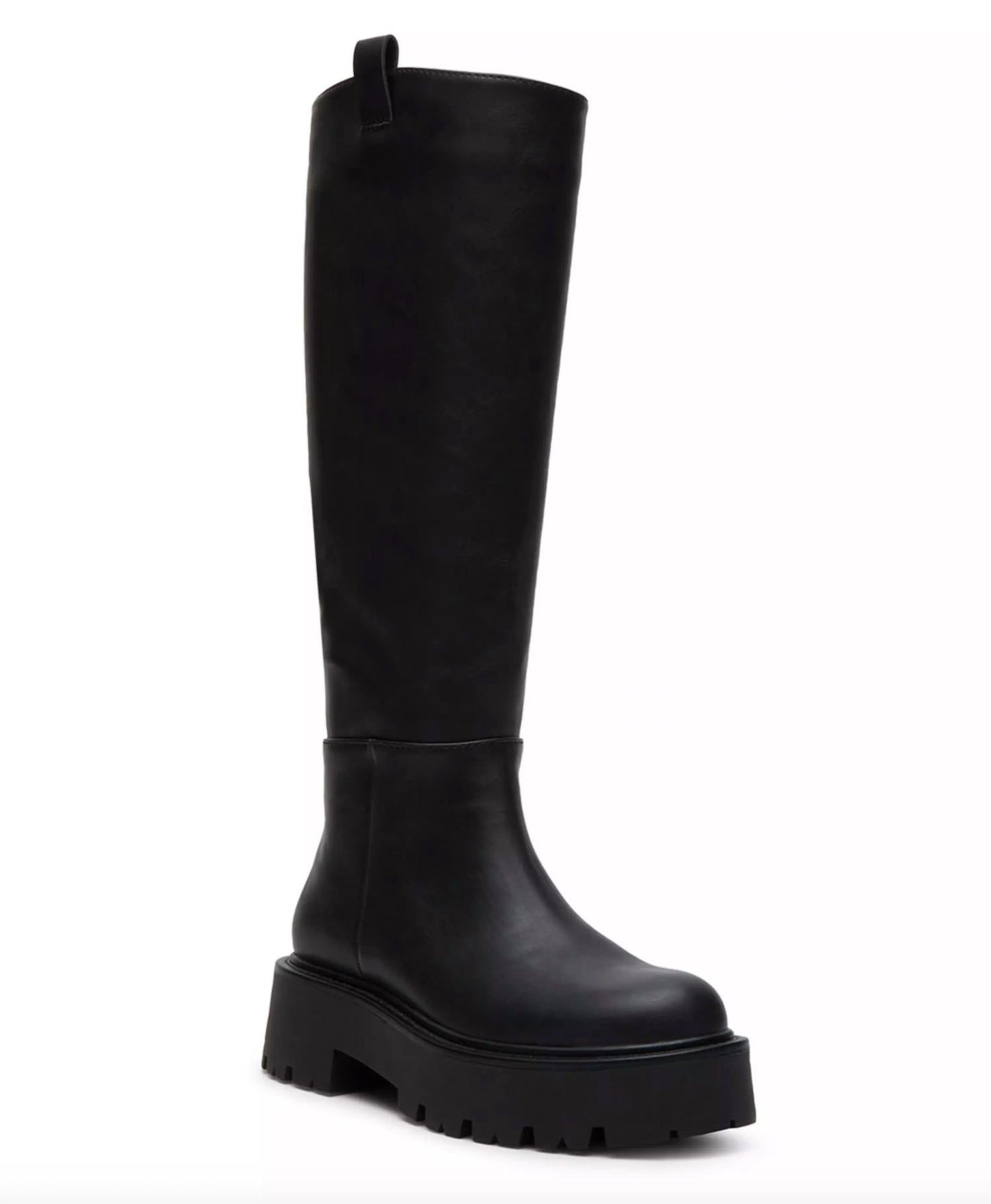 Steve Madden - Women's Round Toe Chunky Sole Knee High