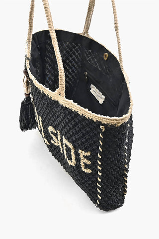 America & Beyond - Women's 'poolside' Jute Macrame Tote