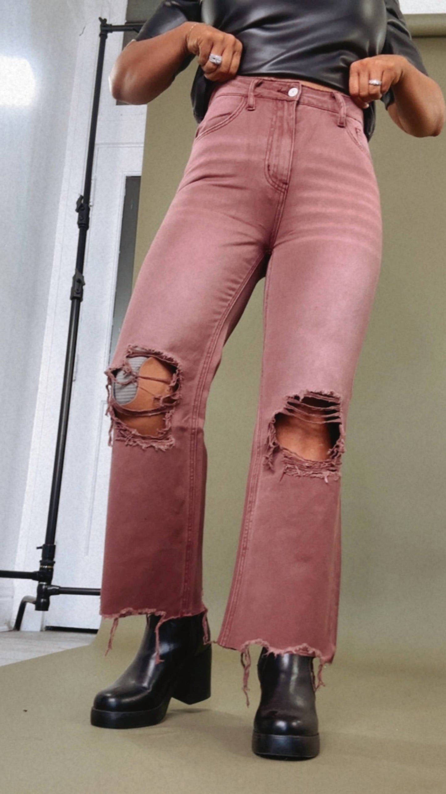 Vervet By Flying Monkey - Brooks Distressed Jean