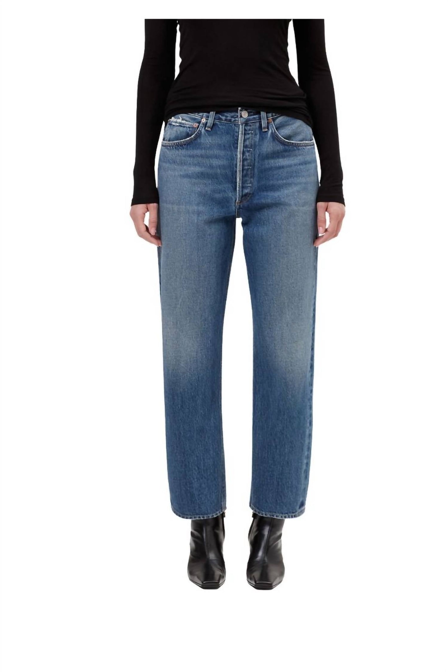 Agolde - Crop Straight Jeans