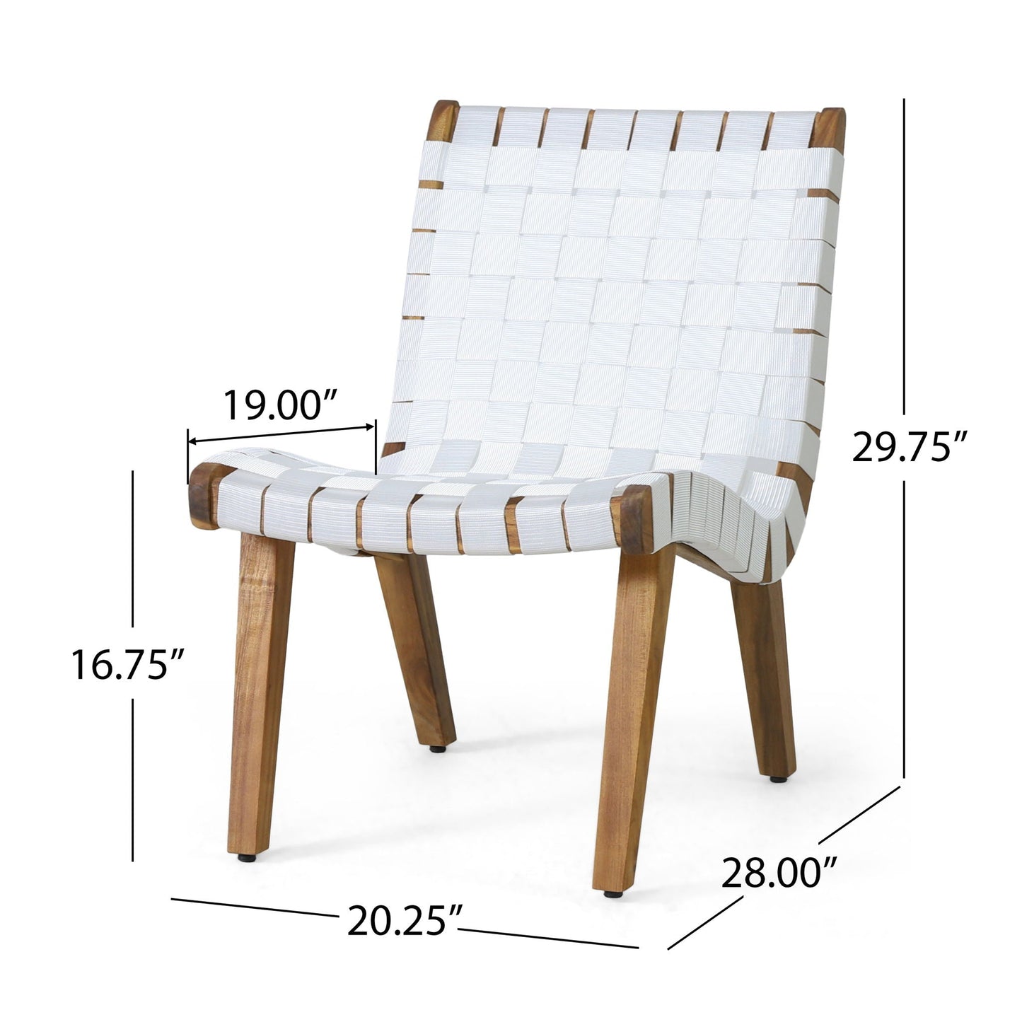 Charlotte Lounge Chair - White