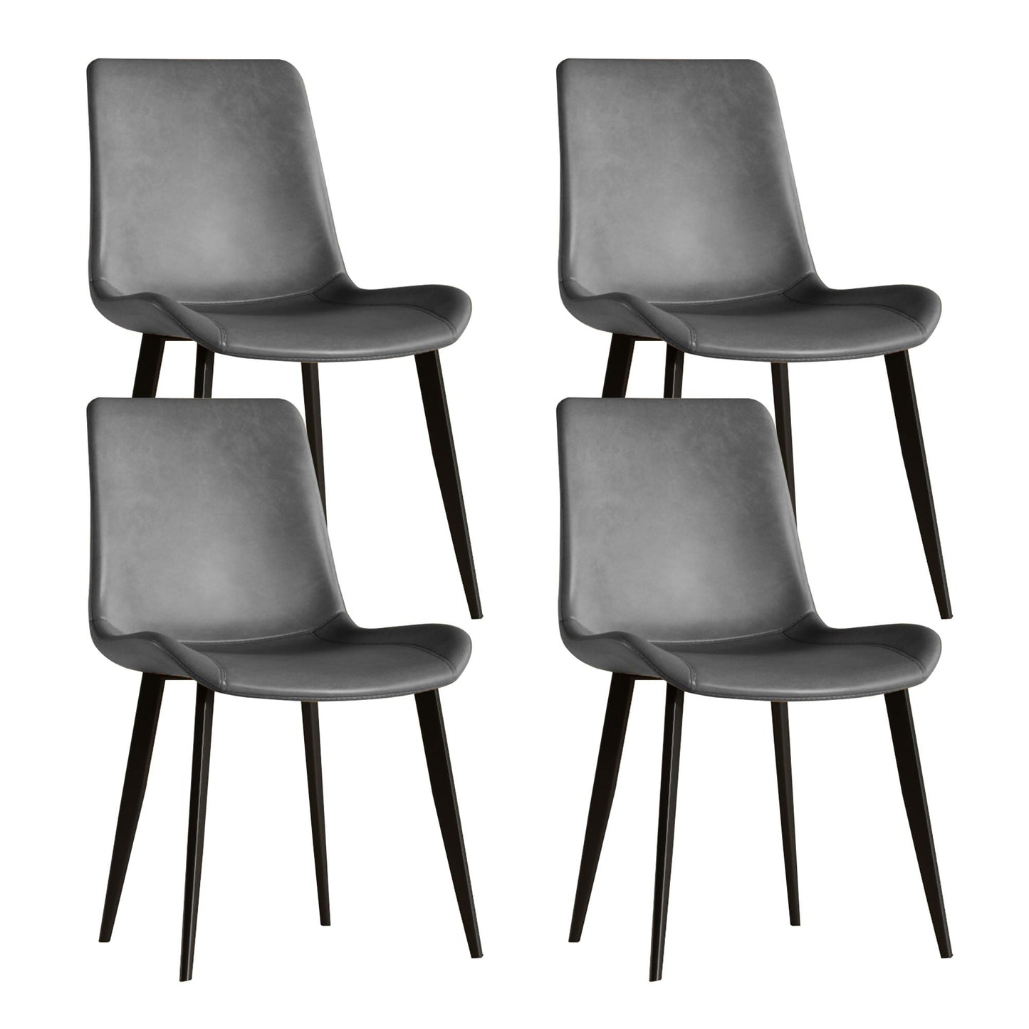 Modern Dining Chairs Ergonomic Design For Kitchen (Set of 4)