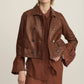 All Three - Tova Leather Coat