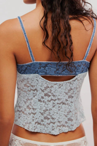 Free People - All Day Lace Semi-cropped Cami Top