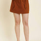 Aureum - Women's Wimberly Bow Trim Mini Skirt