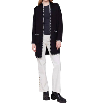 Charlie B - Blanket Stitch Long Cardigan