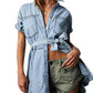 Free People - Jenny Denim Tunic Top