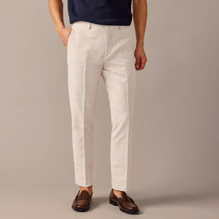 J.Crew - Ludlow Slim-fit Unstructured Suit Pant In Irish Cotton Linen