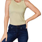 Basic Bae - Full Size Round Neck Slim Tank Top