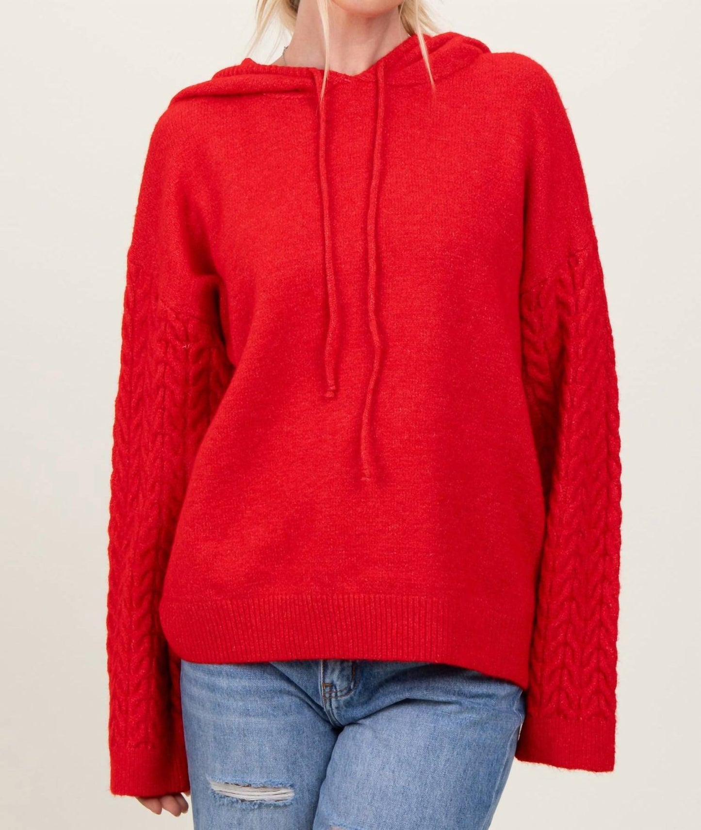 &Merci - Pullover Knit Hoodie