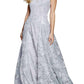 Jovani - Diaphanous Off-the-shoulder Gown