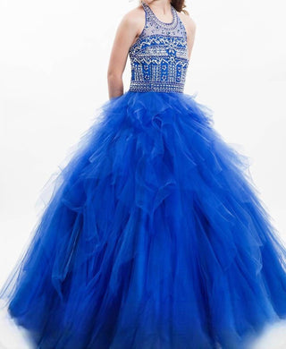 Rachel Allan - Beaded Soft Tulle Ball Gown