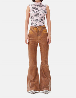 Ganni - Floral Printed Top