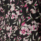 Adrianna Papell - V-neck 3/4 Bell Sleeves Chiffon Dress