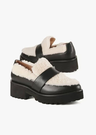All Black - Women's Sherpa Loafer