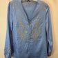 6 By Six - Women's Embroider Paisley Blouse