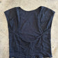 Find Me Now - Crepe Mesh Backless Tee Top