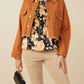 Hayden La - Brushed Stretch Twill Cropped Jacket