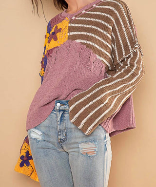 Pol - Chenille Crochet Sweater