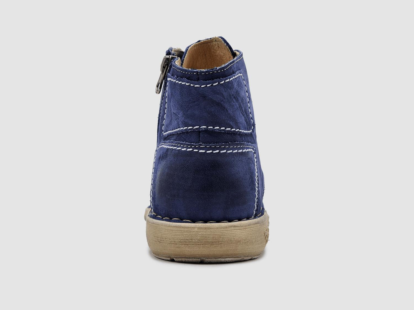 Kcr Group - Women's Old-fashioned Zip-up Leather Boots