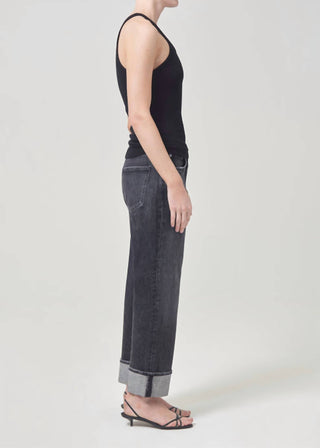 Agolde - Women's Fran Low Slung Easy Straight Jeans