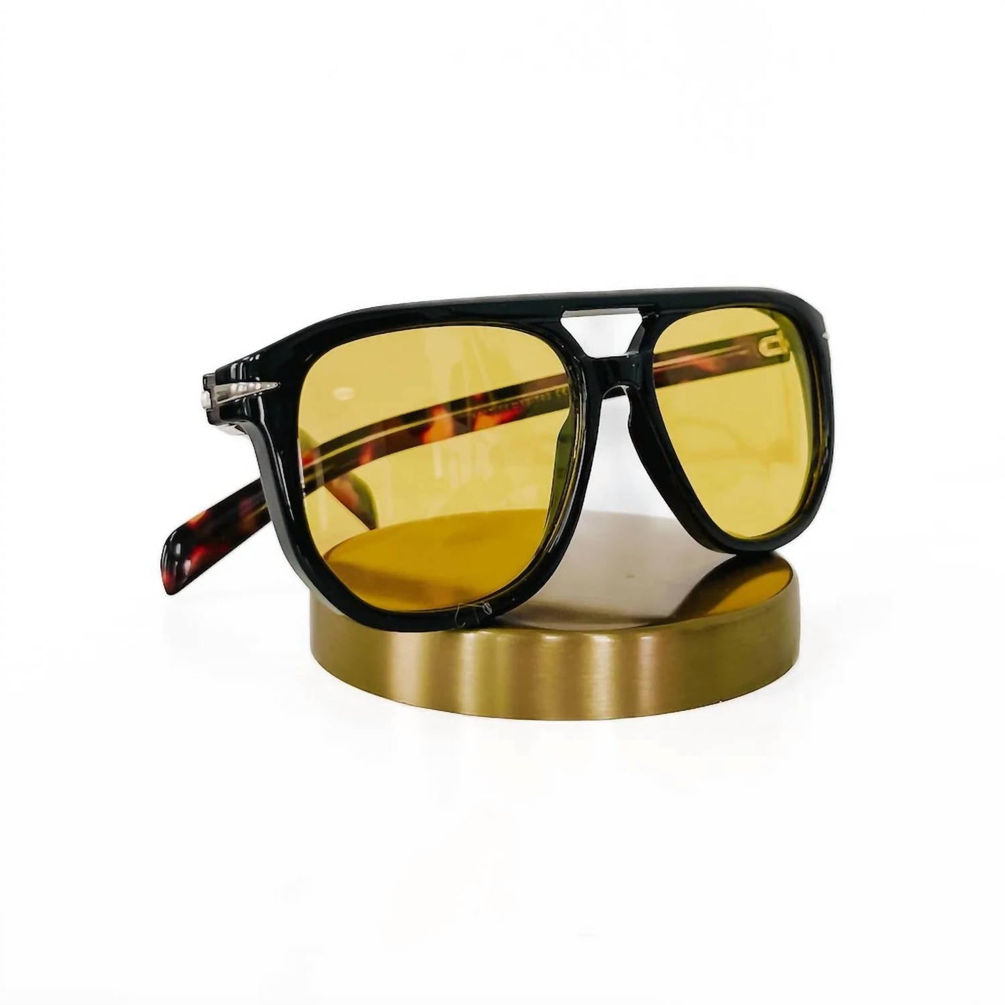 Pretty Simple - Women's Goldie Double Bridge Aviator Sunglasses