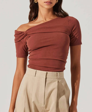 Astr - Saylah Off Shoulder Twist Top