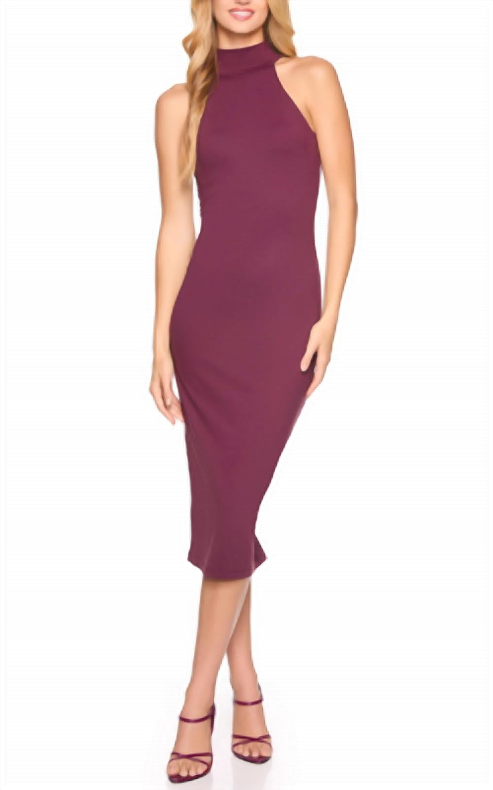 Susana Monaco - Mock Neck Midi Dress