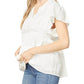 Entro - Flutter Sleeve Eyelet Top