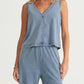 Z Supply - Solace V-neck Jersey Denim Tank Top