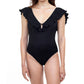 Profile By Gottex - Deep V-Neck One Piece Swimsuit