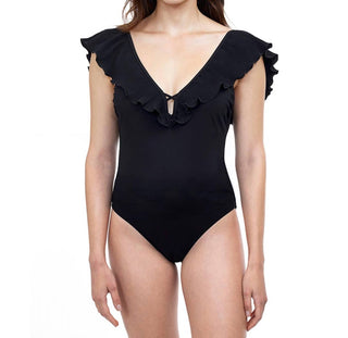 Profile By Gottex - Deep V-Neck One Piece Swimsuit