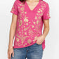 Johnny Was - Marseille Pleast Front Tee