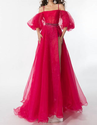 Ava Presley - Off-the-shoulder Gown