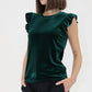 Another Love - North Velvet Ruffle Top
