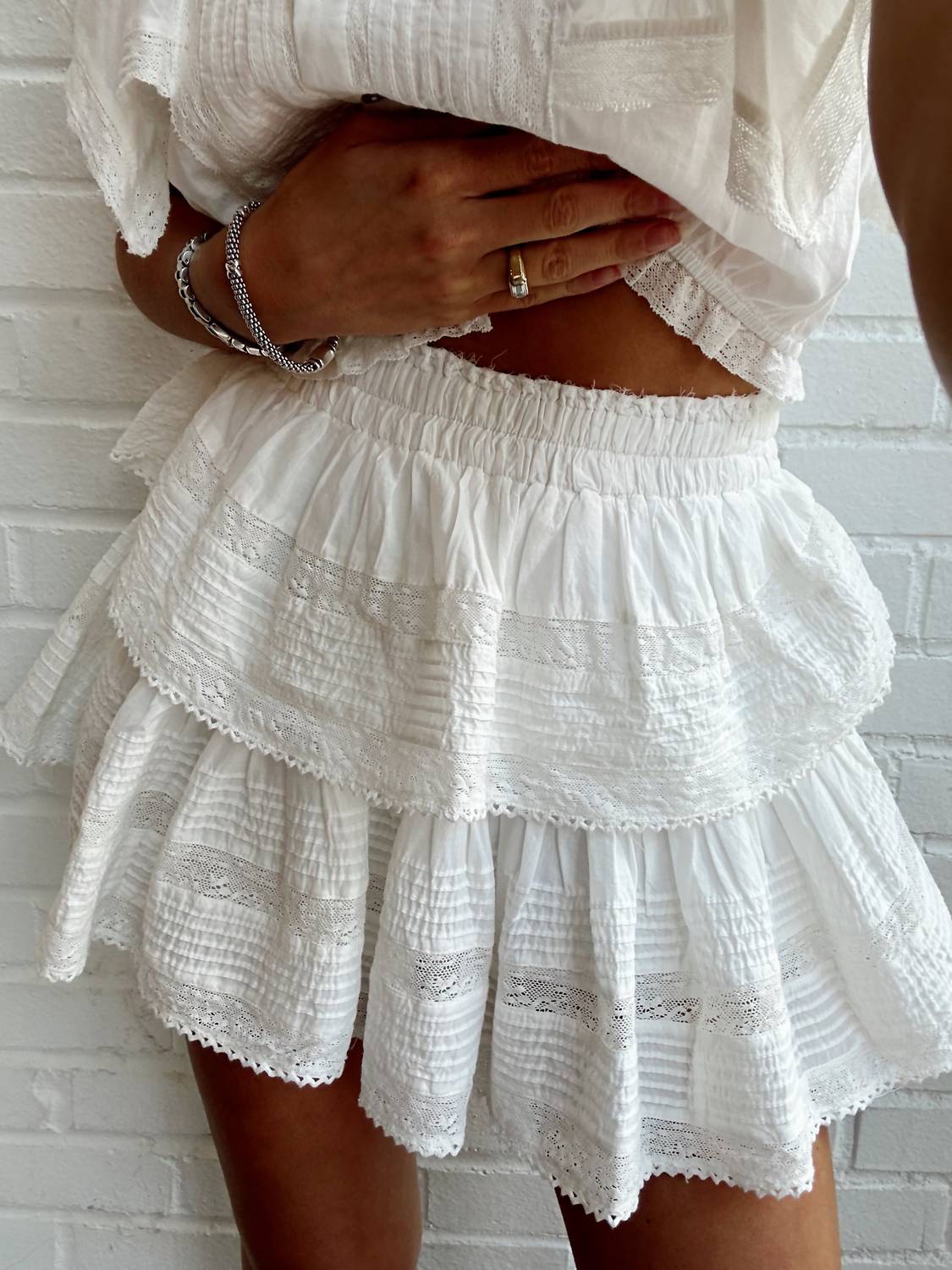 Loveshackfancy - Ruffle Mini Skirt