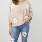 Frank Lyman - Floral Crew Neck Sweater