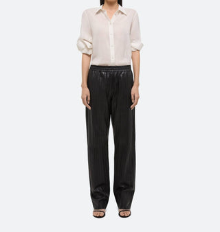 Helmut Lang - Pleated Leather Car Trouser