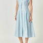 English Factory - Contrast Stitch Midi Dress