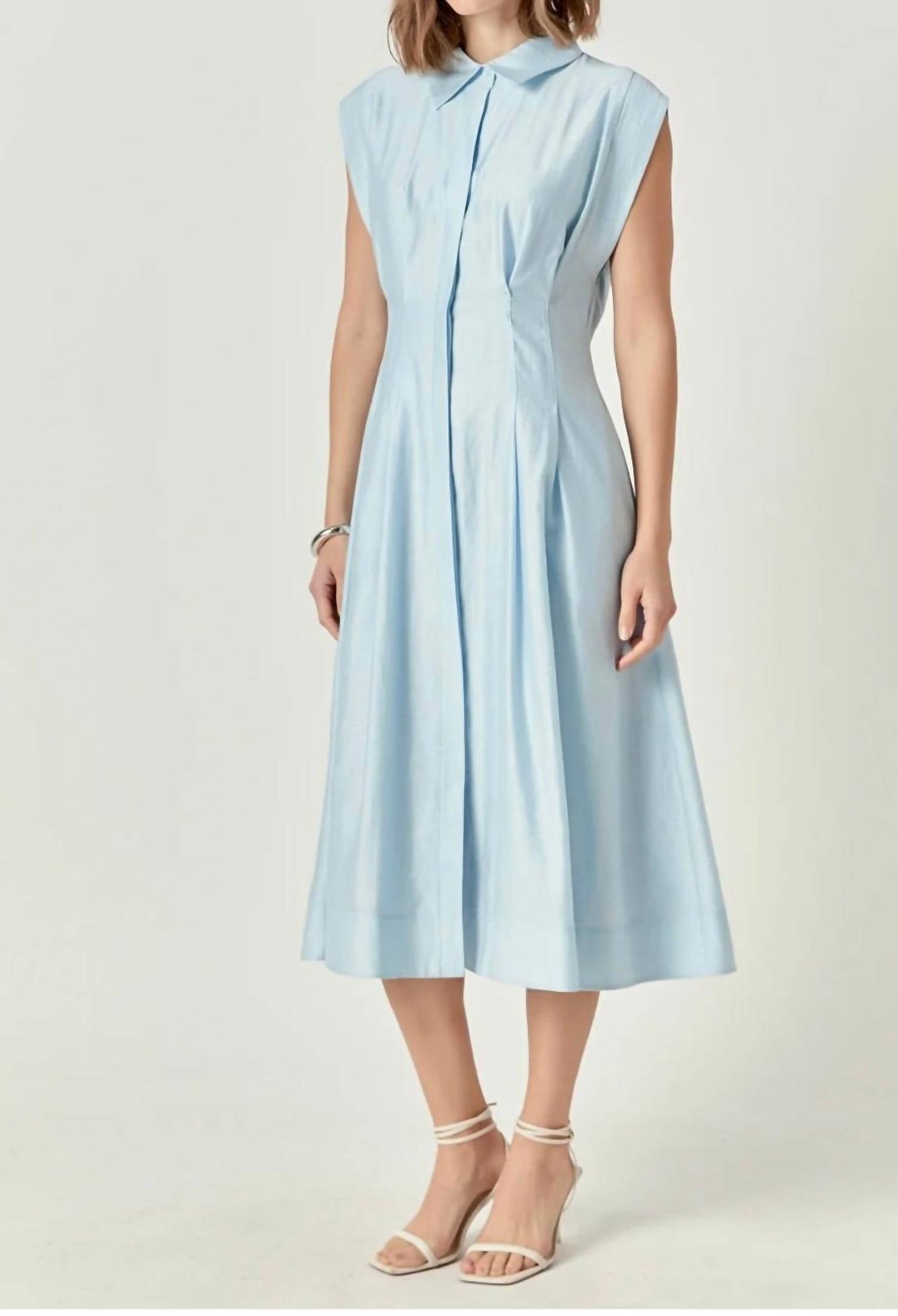 English Factory - Contrast Stitch Midi Dress