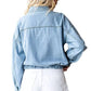 First Love - Plus Size Washed Denim Jacket