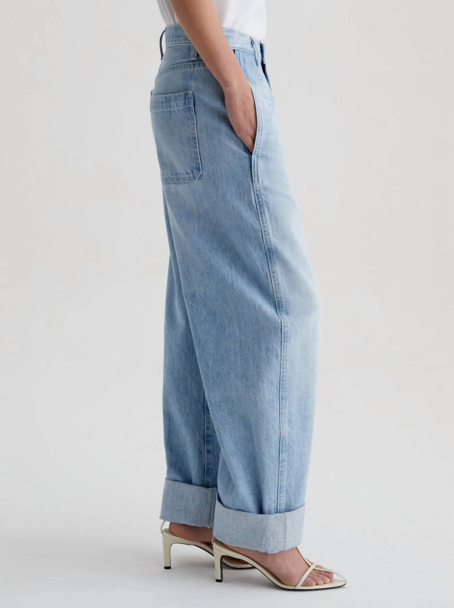 Ag Jeans - Mercer Cuffed Barrel-leg Jeans