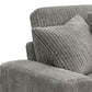 Tavia Reversible Sectional Sofa With 6 Pillows - Gray