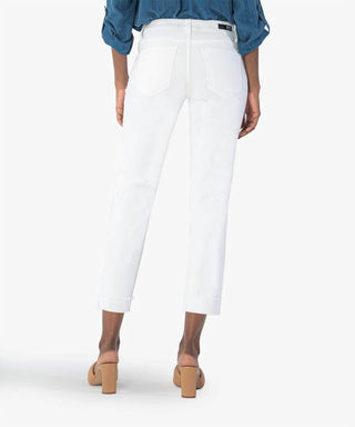 Kut From The Kloth - Amy Crop Straight Leg Roll Up Jeans