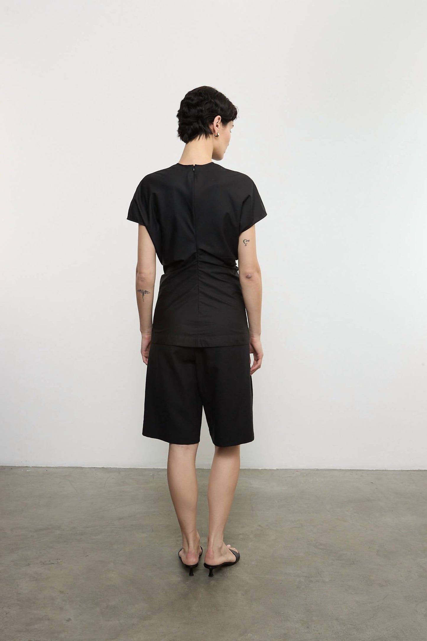Enza Costa - POPLIN CURVE TOP