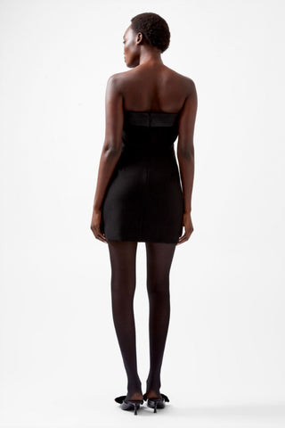 French Connection - Gemma Cary Satin Strapless Dress