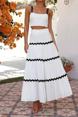 Anna-Kaci - Montecito Top And Maxi Skirt Set