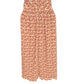 Tcec - Printed Pleated Halter Midi Dress