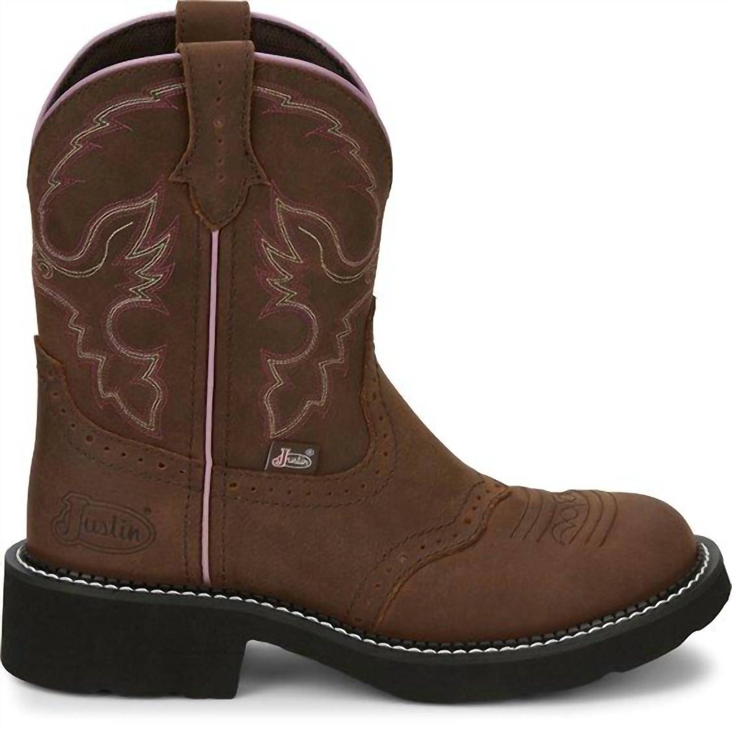 Justin - WOMEN'S GYPSY GEMMA RUSTIC AGED BARK ROUND TOE WESTERN BOOTS - MEDIUM WIDTH